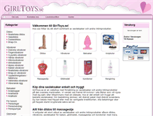 Tablet Screenshot of girltoys.se